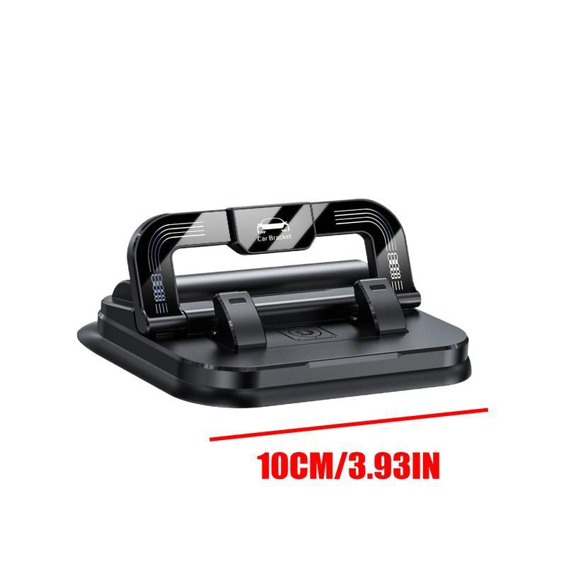 Car Phone Holder 360 Degree Rotation, Suitable for Car Navigation In-Car Dashboard, Horizontal and Vertical Screen Adjustment Angle, Suction Cup Fixed Non-Slip Mobile Phone Holder Suitable for Iphone and Android