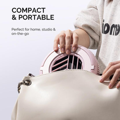 Melodysusie Hproa Mini Dust Collector for Beginners Home Salon, Compact & Portable Ideal for Salon Use, Christmas Gift