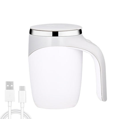 Automatic Magnetic Stirring Coffee Mug, Electric Stainless Steel Self Mixing Coffee Tumbler, Rotating Home Kitchen Office Travel Mixing Cup,Christmas Gift Ideas