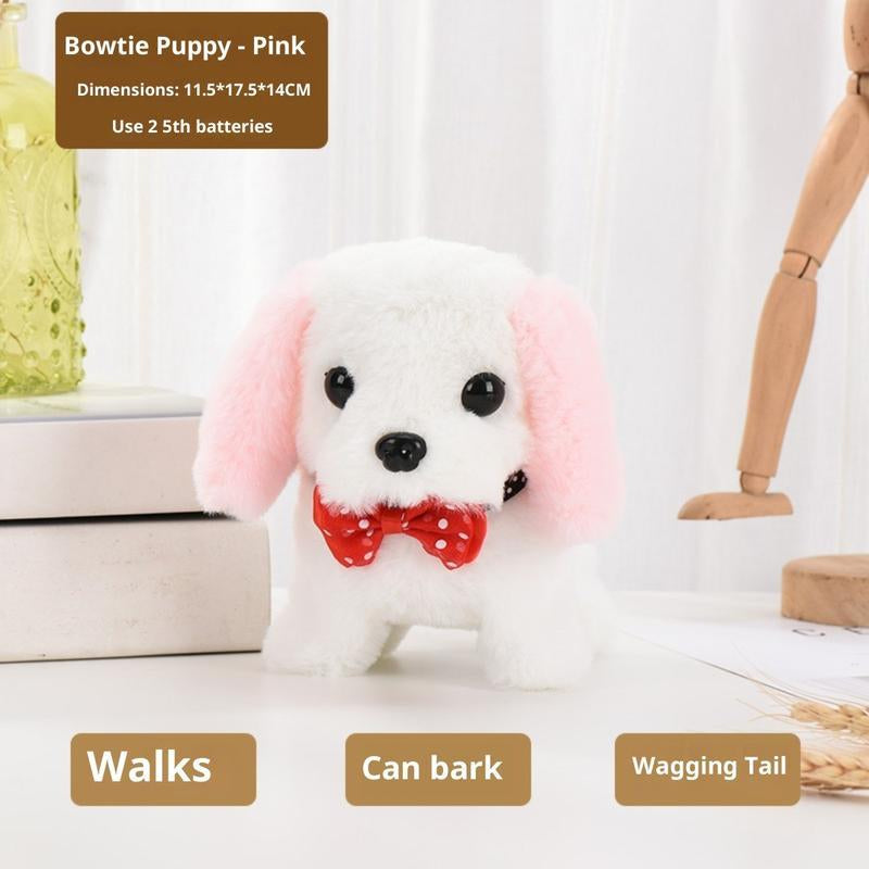 Christmas Robotic Puppy - Smart Electronic Pet with Realistic Walking & Barking, Tiktok Viral Toy for Kids, Christmas Birthday Gift for Girls Boys Ages 3-6-8