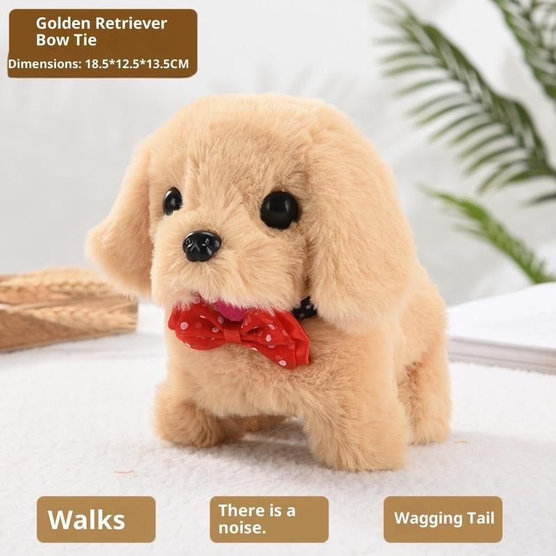 Christmas Robotic Puppy - Smart Electronic Pet with Realistic Walking & Barking, Tiktok Viral Toy for Kids, Christmas Birthday Gift for Girls Boys Ages 3-6-8