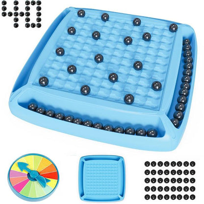 Upgraded Chess Game Set, Fun Table Top Multiplayer Strategy Game with 40 Stones, Family Game Party Game for Kids and Adults, Games to Develop Intelligence, 2-4 Players