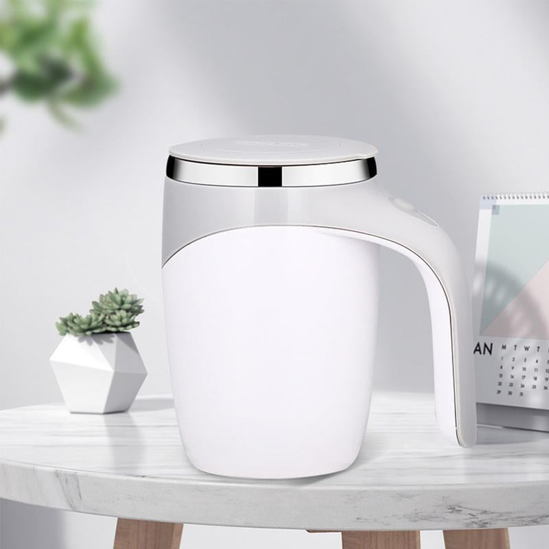 Automatic Magnetic Stirring Coffee Mug, Electric Stainless Steel Self Mixing Coffee Tumbler, Rotating Home Kitchen Office Travel Mixing Cup,Christmas Gift Ideas