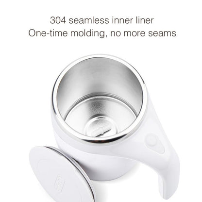 Automatic Magnetic Stirring Coffee Mug, Electric Stainless Steel Self Mixing Coffee Tumbler, Rotating Home Kitchen Office Travel Mixing Cup,Christmas Gift Ideas