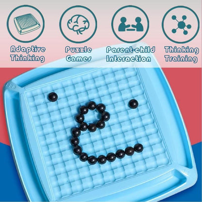 Upgraded Chess Game Set, Fun Table Top Multiplayer Strategy Game with 40 Stones, Family Game Party Game for Kids and Adults, Games to Develop Intelligence, 2-4 Players